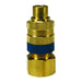 Tapón Dixon Serie N hembra de seguridad con seguro – 3/4" latón N4F6-B-LS