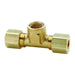Te Dixon Hembra branch te – 1/4" latón 177C-0402