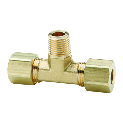 Te Dixon 1/2" × 3/8" latón macho branch te compression – 1/2" latón 172C-0806