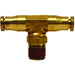 Tee de ramificación Dixon 1/4" macho rosca macho NPT en latón AQ72DOTS4X4