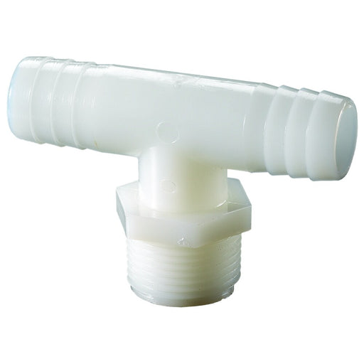 Tee de ramificación Dixon 3/4" rosca macho NPT en nylon TSST666