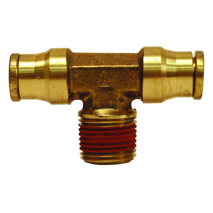 Tee de ramificación Dixon 3/8" macho rosca macho NPTF en latón 7212X12