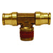 Tee de ramificación Dixon 3/8" macho rosca macho NPTF en latón 7212X12