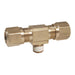 Tee de ramificación Dixon macho en latón — serie 72NAB