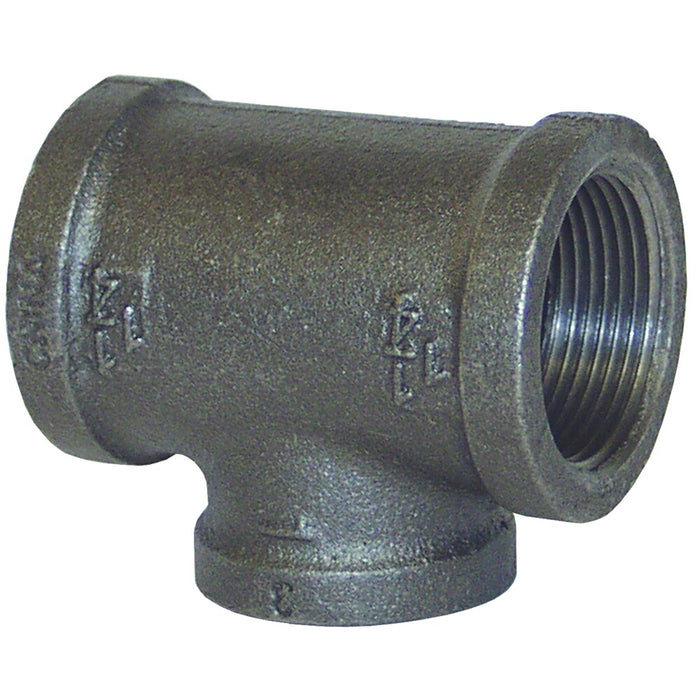 Tee Dixon 1/2" × 3/8" rosca hembra NPT en hierro FRT5038