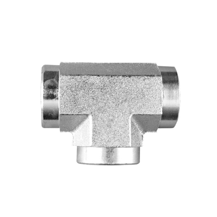 Tee Dixon 1/4" hembra rosca hembra NPTF en acero platinado 5605-4