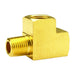 Tee Dixon 1/4" macho rosca macho NPTF en latón 3260404C