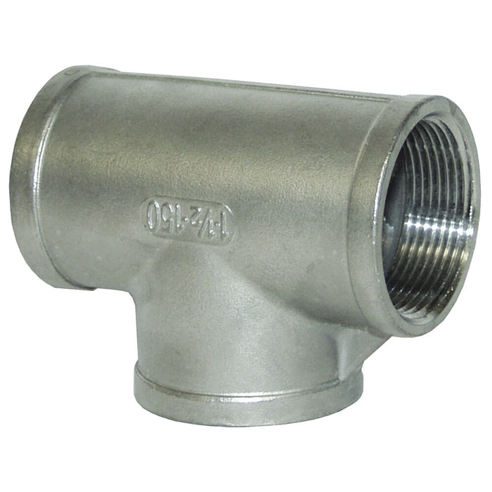 Tee Dixon 2" hembra rosca hembra NPT en acero inoxidable 316 FT200SS