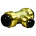 Tee Dixon 3/4" × 1/2" en latón U412