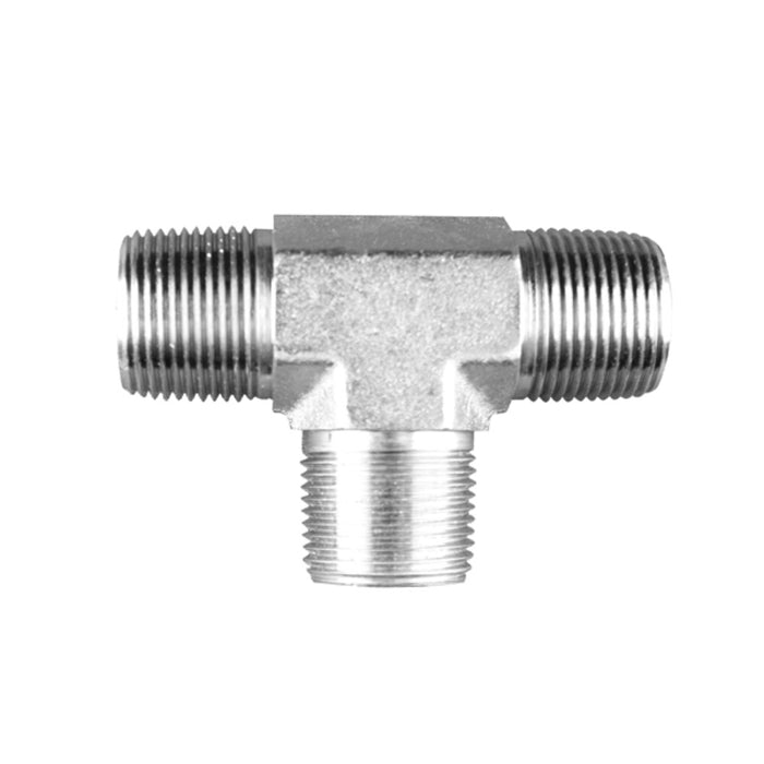 Tee Dixon 3/4" macho rosca macho NPTF en acero platinado 5600-12