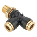 Tee Dixon macho rosca macho NPT — serie 3103