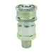 Cople Con Válvula Intercambio Snap-Tite H/IH Dixon Serie-V 3/4" x 3/4" - 14 NPTF rosca macho acero 6VM6