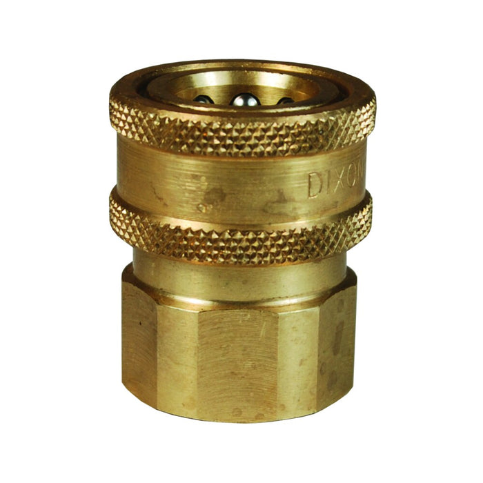 Cople Sin Válvula Intercambio Snap-Tite H/IH Dixon Serie-V 3/4" x 3/4" - 14 NPTF rosca hembra latón 6VF6-B-E