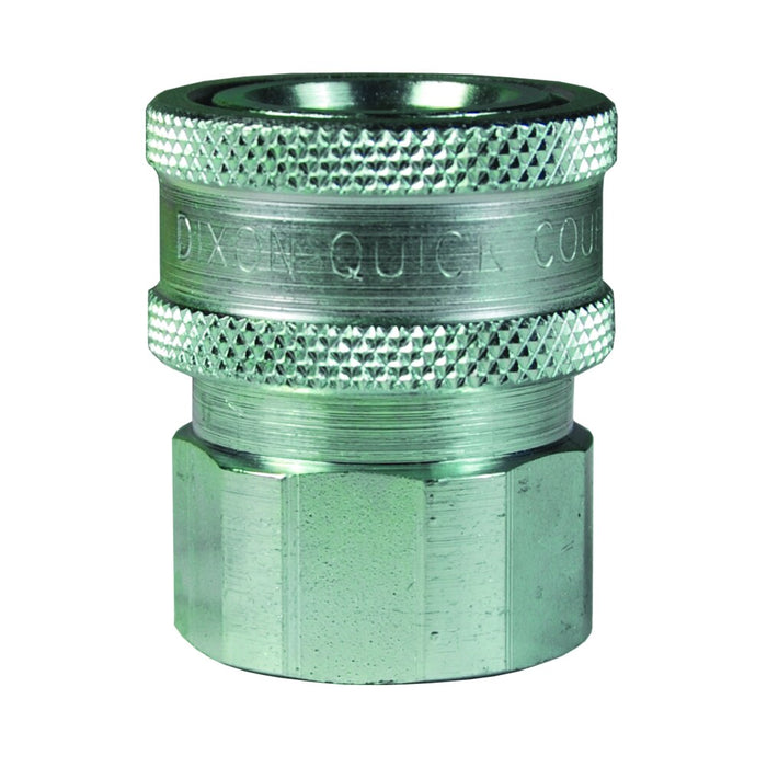 Cople Sin Válvula Intercambio Snap-Tite H/IH Dixon Serie-V 3/4" x 3/4" - 14 NPTF rosca hembra acero 6VF6-E