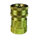 Cople Con Válvula Intercambio Snap-Tite H/IH Dixon Serie-V 3/4" x 3/4" - 14 NPTF rosca hembra latón 6VF6-B