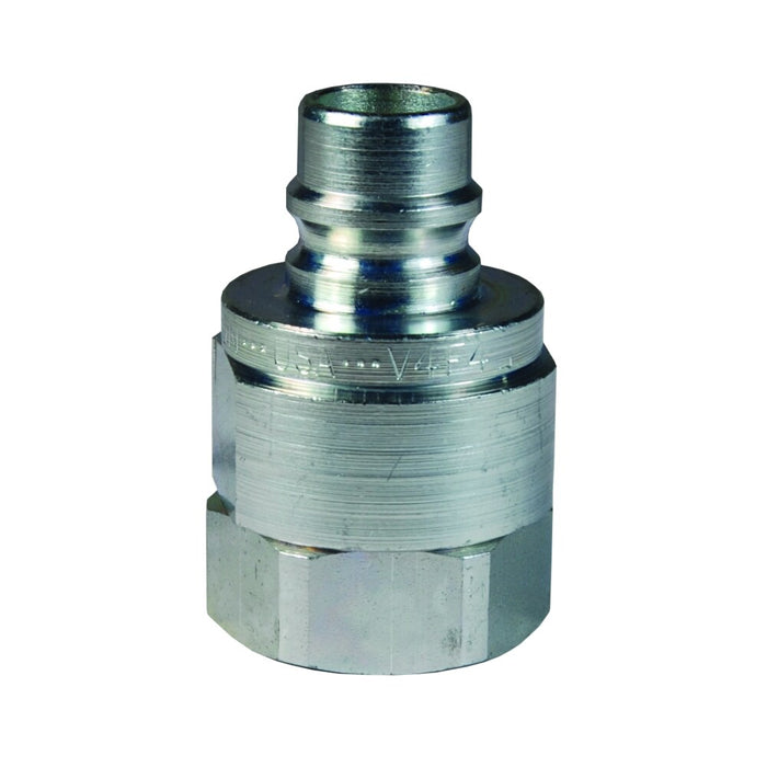 Niple Con Válvula Intercambio Snap-Tite H/IH Dixon Serie-V 3/4" x 3/4" - 14 NPTF rosca hembra acero V6F6