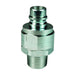 Niple Con Válvula Intercambio Snap-Tite H/IH Dixon Serie-V 3/4" x 3/4" - 14 NPTF rosca macho acero V6M6