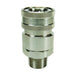 Cople Con Válvula Intercambio Snap-Tite H/IH Dixon Serie-V 1/2" x 1/2" - 14 NPTF rosca macho acero inoxidable 316 4VM4-SS