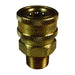Cople Sin Válvula Intercambio Snap-Tite H/IH Dixon Serie-V 3/4" x 3/4" - 14 NPTF rosca macho latón 6VM6-B-E