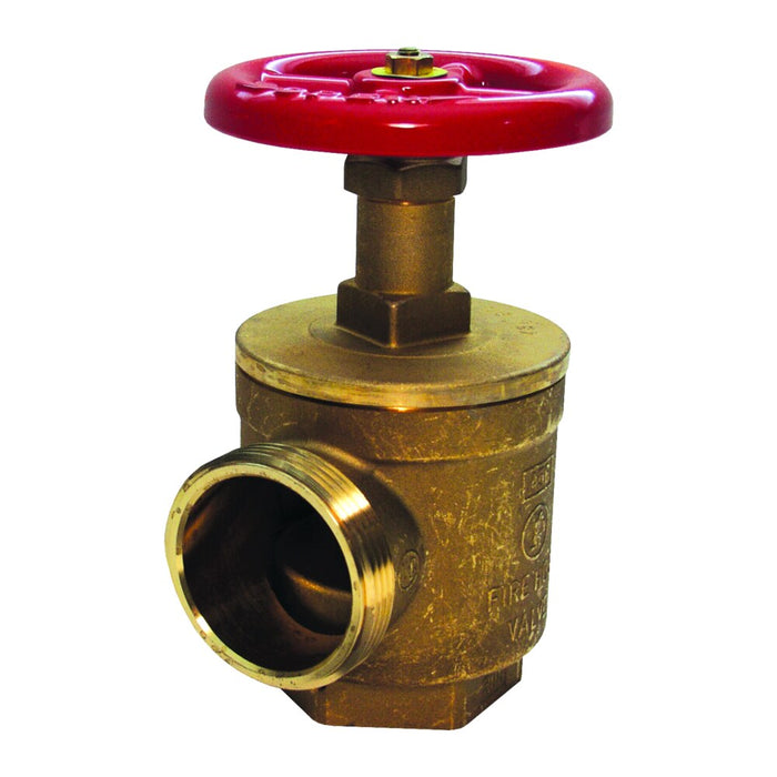 Válvula Global de Ángulo Forjada para Manguera Dixon 1-1/2" latón AV151