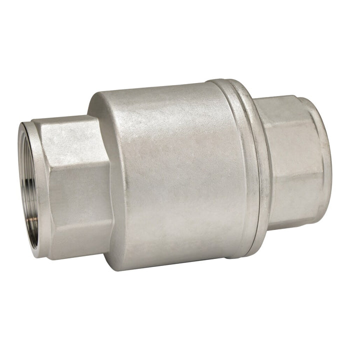 Válvula check Dixon 2" hembra rosca hembra NPT en acero inoxidable 316 SSCVIL200