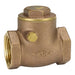 Válvula check Dixon 4" rosca hembra NPT en latón SWCV400