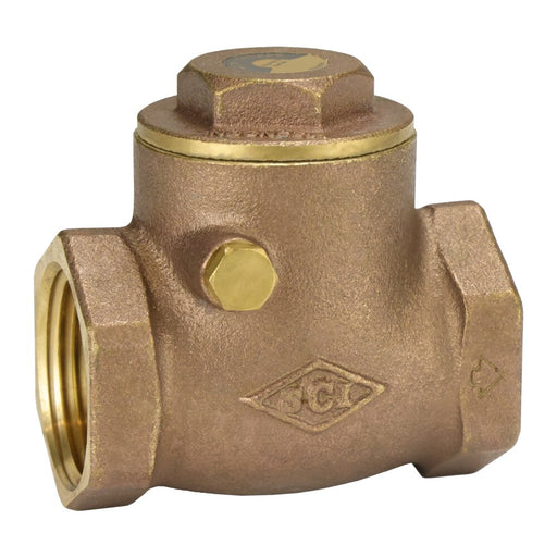 Válvula Check de Acción por Resorte con Colador Dixon 3" latón SWCV300