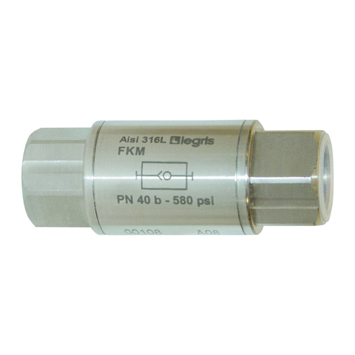 Válvula Check Uni-Direccional de Acero Inoxidable Legris Dixon 48951818