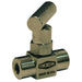 Válvula de aguja Dixon 1/2" hembra rosca NPT en acero inoxidable 316 FFS404