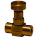 Válvula de aguja Dixon 1/4" hembra rosca NPT en latón FFB102