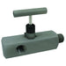 Válvula de aguja Dixon 1/4" macho rosca NPT en acero MFC102