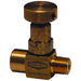 Válvula de aguja Dixon 1/8" macho rosca NPT en latón MFB101