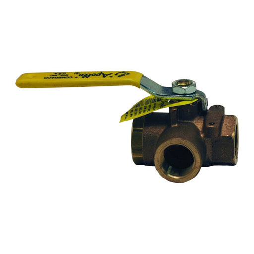 Válvula de bola Dixon 3 vías diversion bola – 3/4" bronce BBV75TW