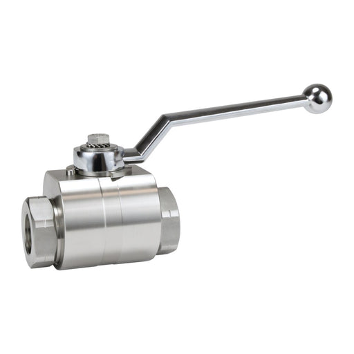 Válvula de bola Dixon 316ss hi press full bore bola 1/4" fnptf fkm/fpm o'ring – 1/4" acero inoxidable HPBV25SS