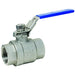Válvula de bola Dixon 1" rosca hembra NPT en acero inoxidable 316 SSLBV100
