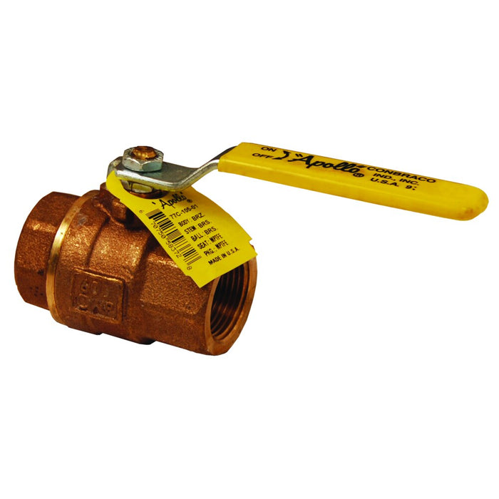 Válvula de bola Dixon 2" hembra rosca hembra NPT en bronce BBV200FP