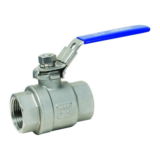 Válvula de bola Dixon 2" rosca hembra NPT en acero inoxidable 316 SSLBV200