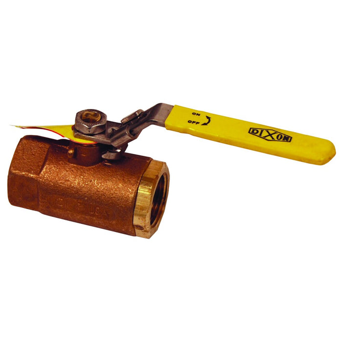 Válvula de bola Dixon 3/4" hembra rosca hembra NPT en bronce BBV75LV