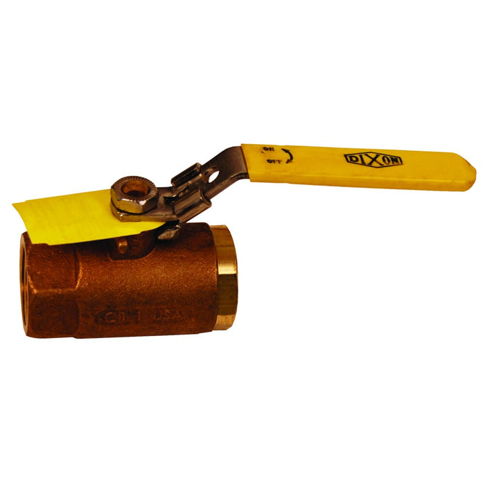 Válvula de bola Dixon 3/4" rosca hembra NPT en bronce BBLV75