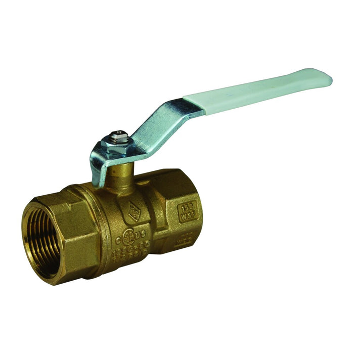 Válvula de bola Dixon 1 1/2" latón libre de plomo bola fem npt × fem npt, full puerto – 1 1/2" latón LFV150