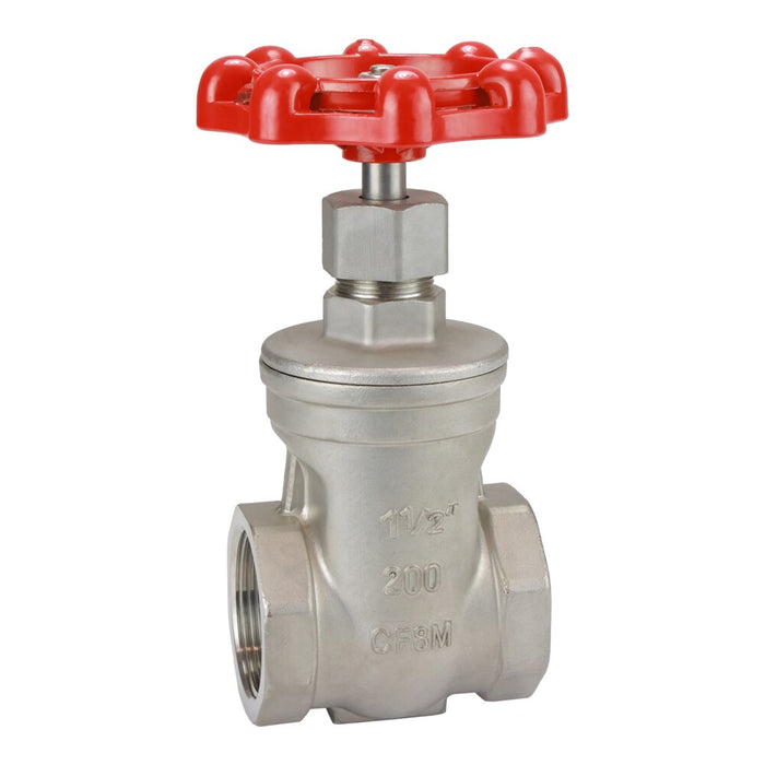 Válvula de compuerta Dixon 1" hembra rosca hembra NPT en acero inoxidable 316 SSGV100