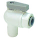 Válvula Dixon 1/4" macho rosca macho NPTF en nylon PP4VME4-MG