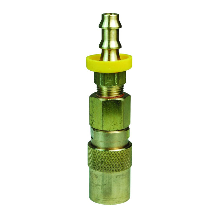 Válvula Dixon Serie CM industrial con espiga de push loc – 1/4" latón 2CMB2-B