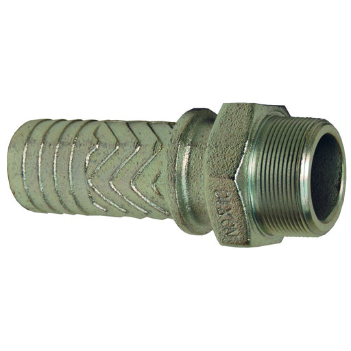 Vástago Dixon 1" rosca macho NPT en acero platinado MS11