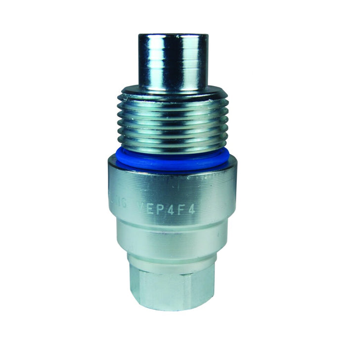 Niple Intercambio Stucchi Dixon Serie-VEP 3/4" x 3/4" - 14 NPTF rosca hembra acero VEP6F6